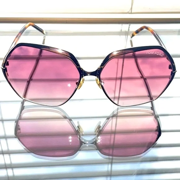 NWT TOM FORD Geometric Sunglasses - Picture 6 of 15